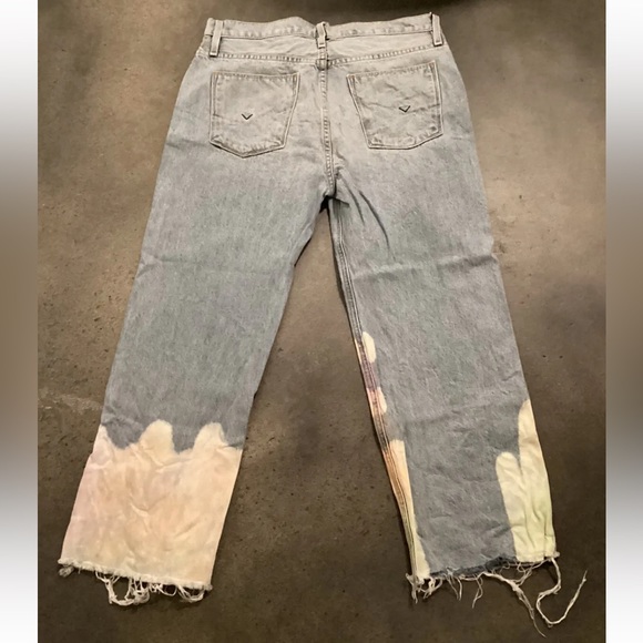 Hudson Sloane Crop Wide-Leg Jeans in Neutralize size 28 - Picture 5 of 6